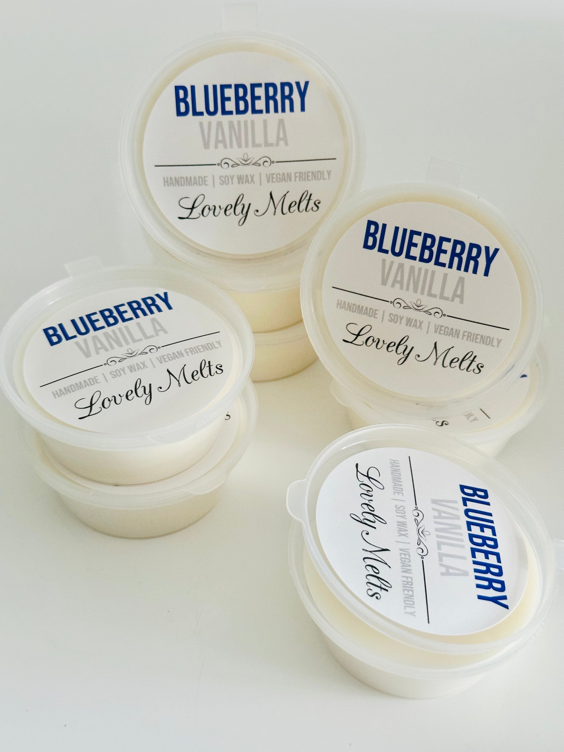 blueberry vanilla wax melt pots