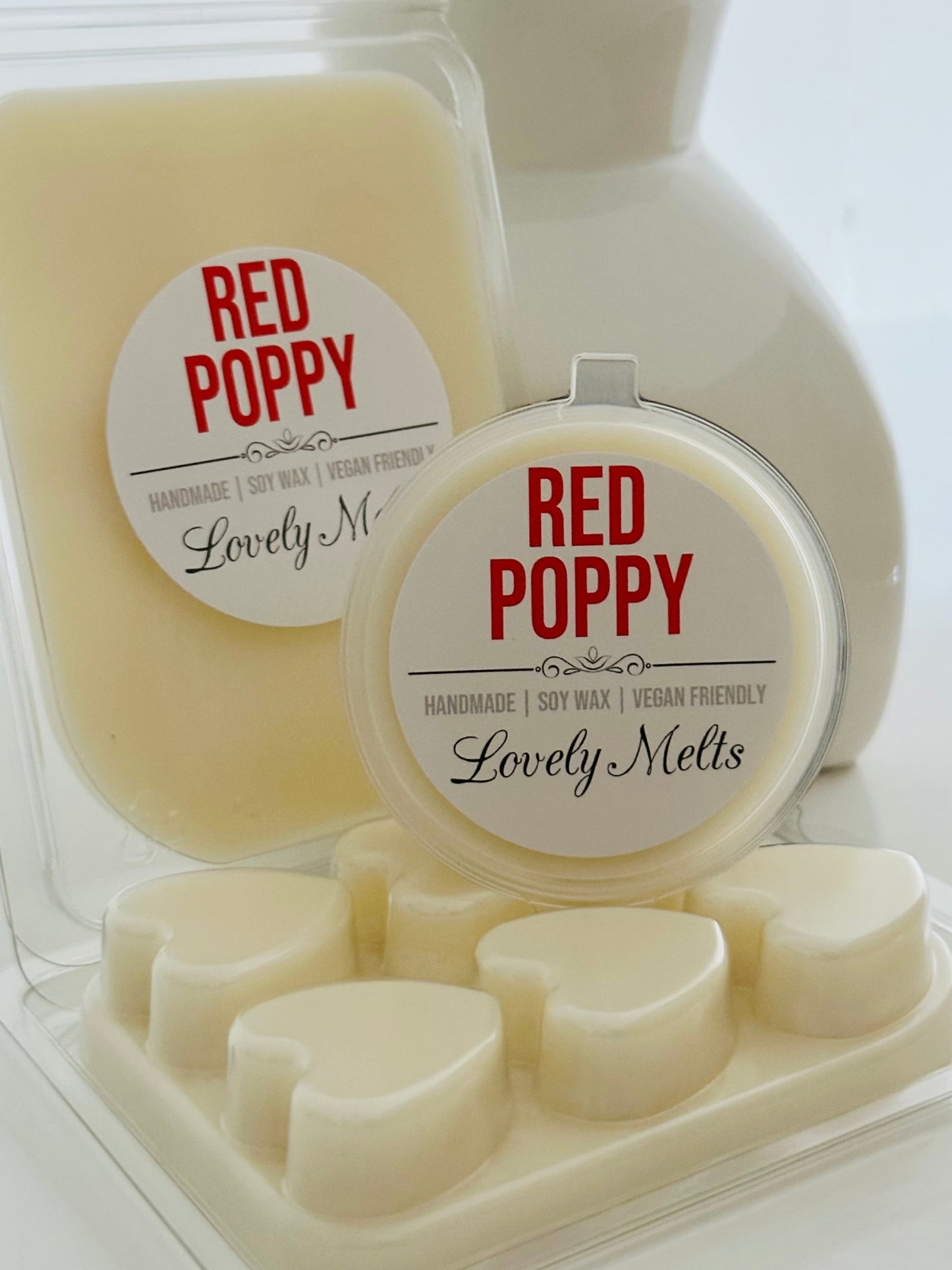 RED POPPY SOY WAX MELTS