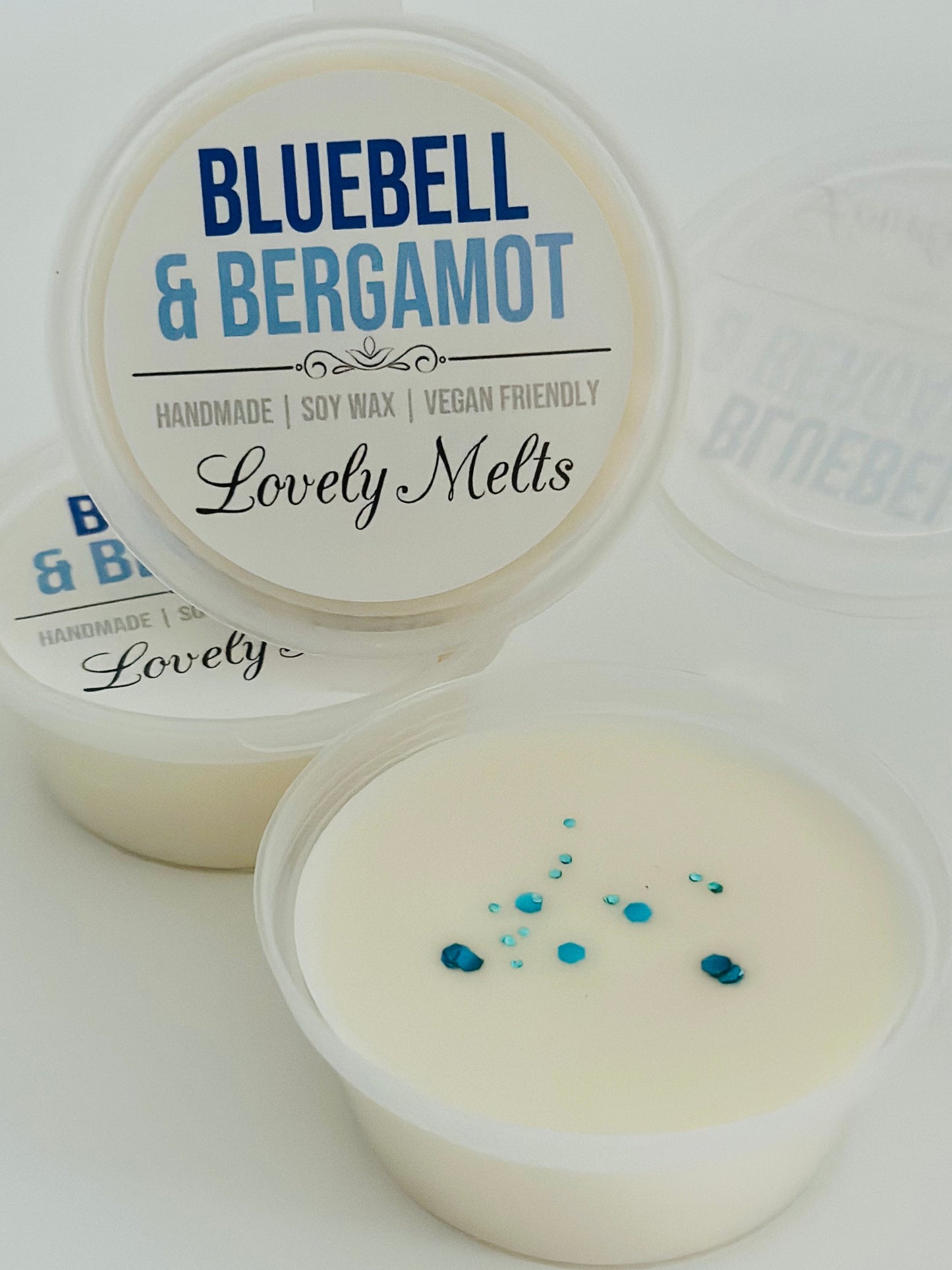 bluebell and bergamot wax melt pots