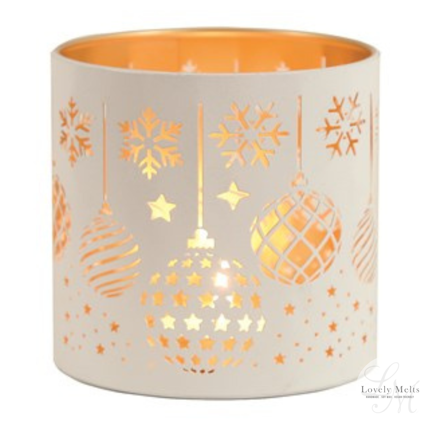 BAUBLES White Silhouette Tealight Wax Burner and Candle Holder