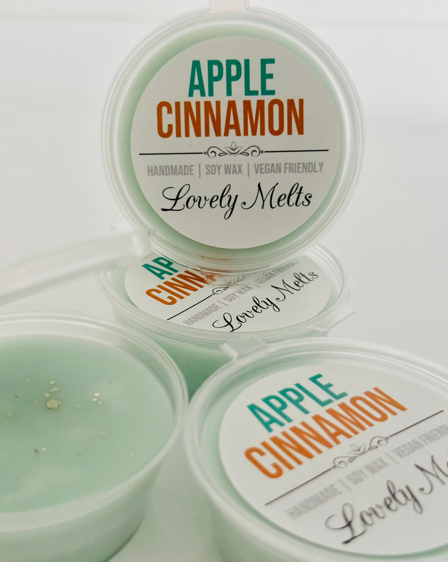 APPLE CINNAMON SOY WAX MELT POTS