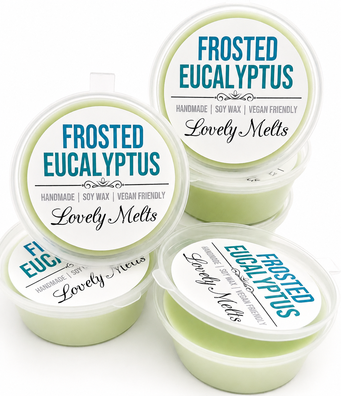 FROSTED EUCALYPTUS SOY WAX MELT POTS