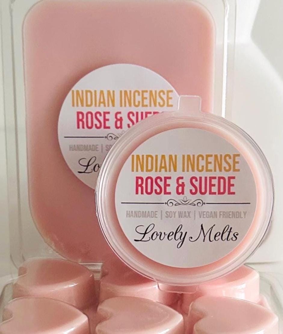 INDIAN INCENSE ROSE & SUEDE Soy Wax Melts