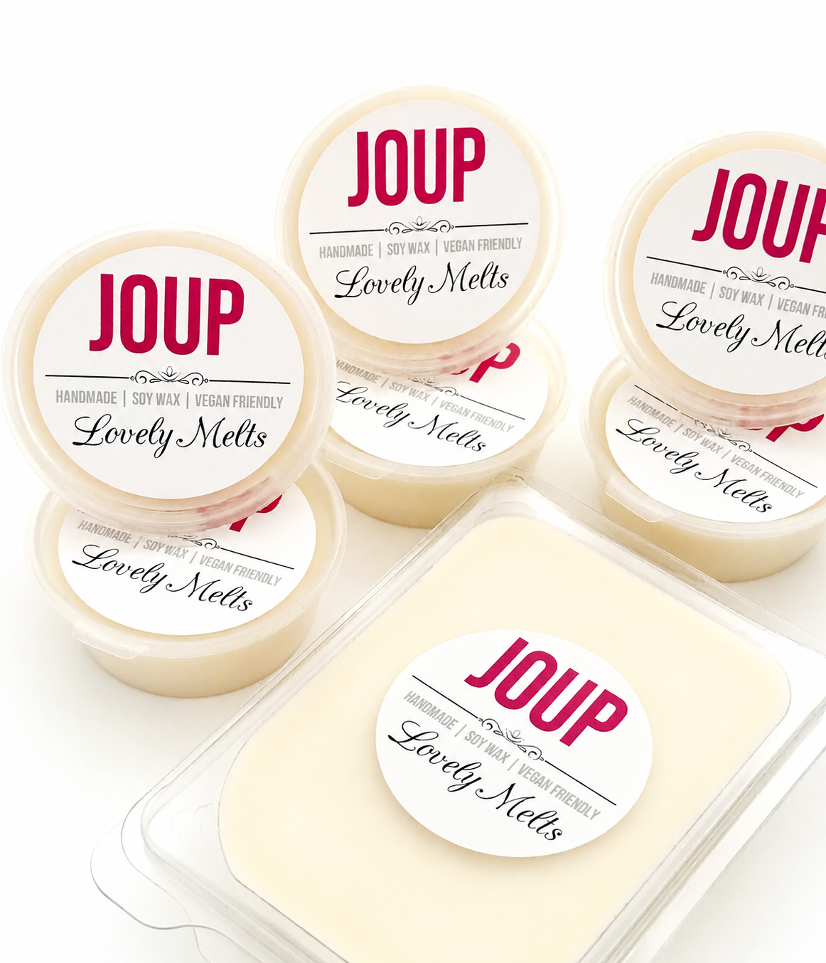 Joup Lovely Melts WAX MELTS on a white background