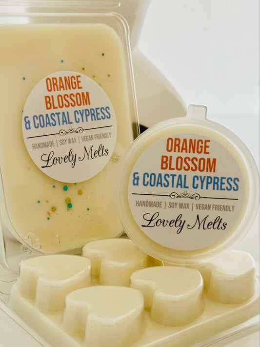 ORANGE BLOSSOM AND COASTAL CYPRESS WAX MELTS