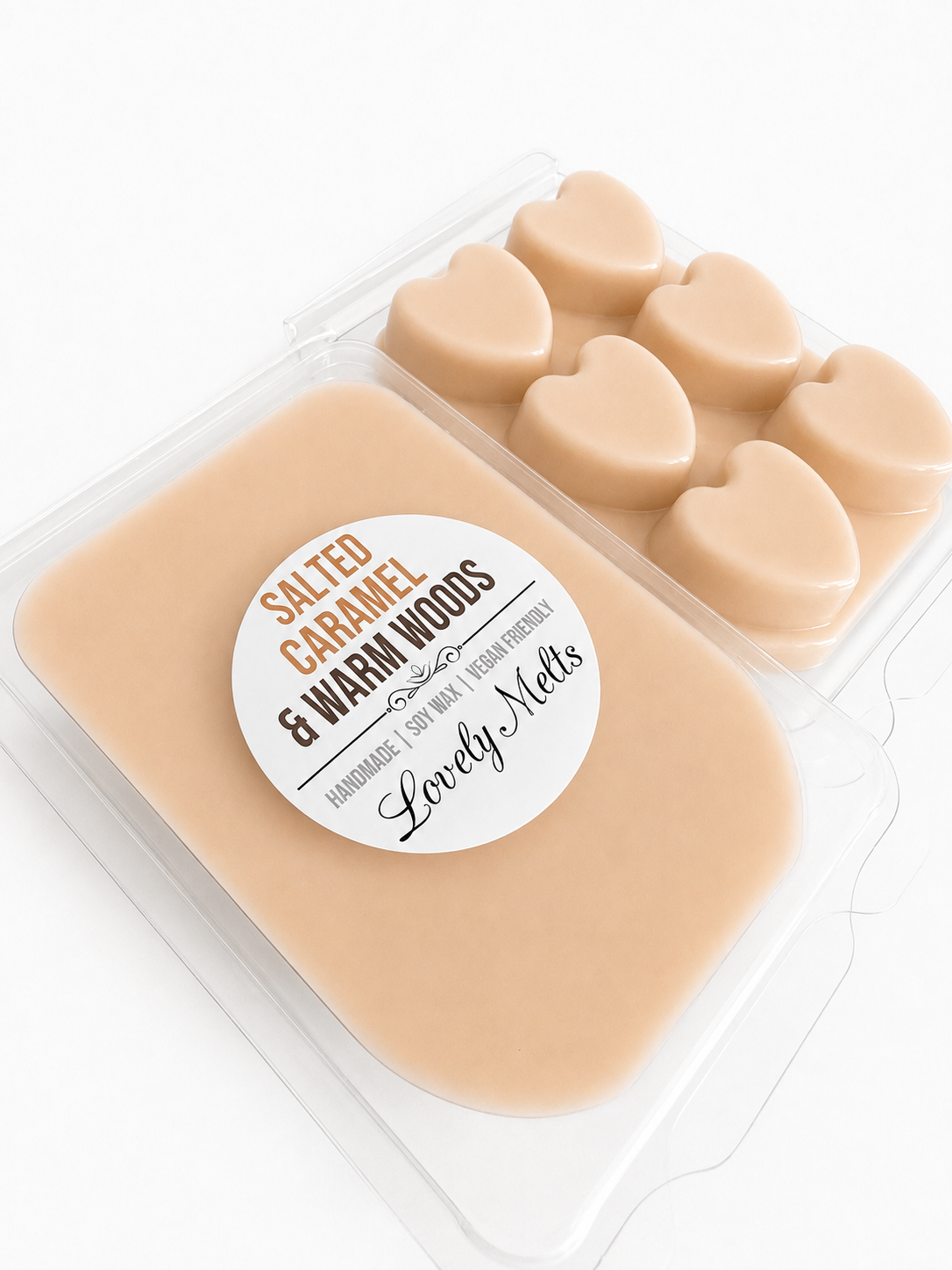 SALTED CARAMEL & WARM WOODS Soy Wax Melts