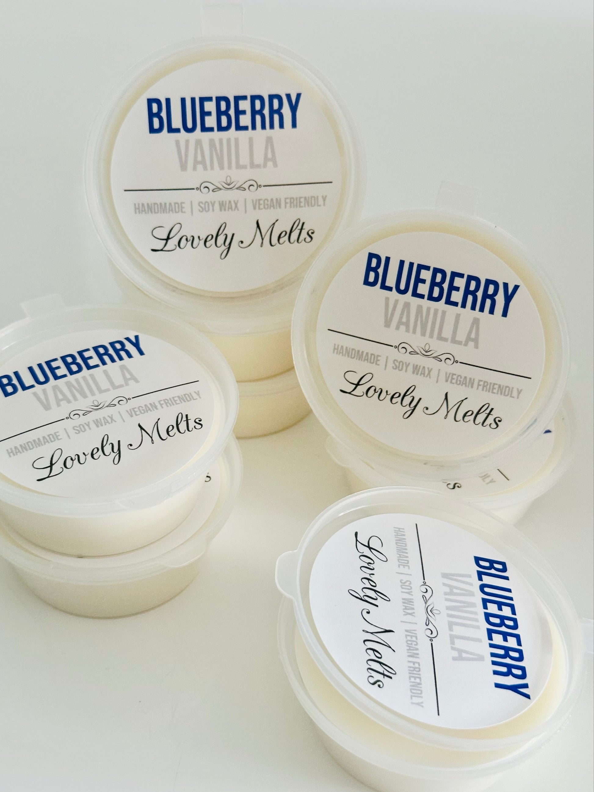 blueberry vanilla wax melt pots