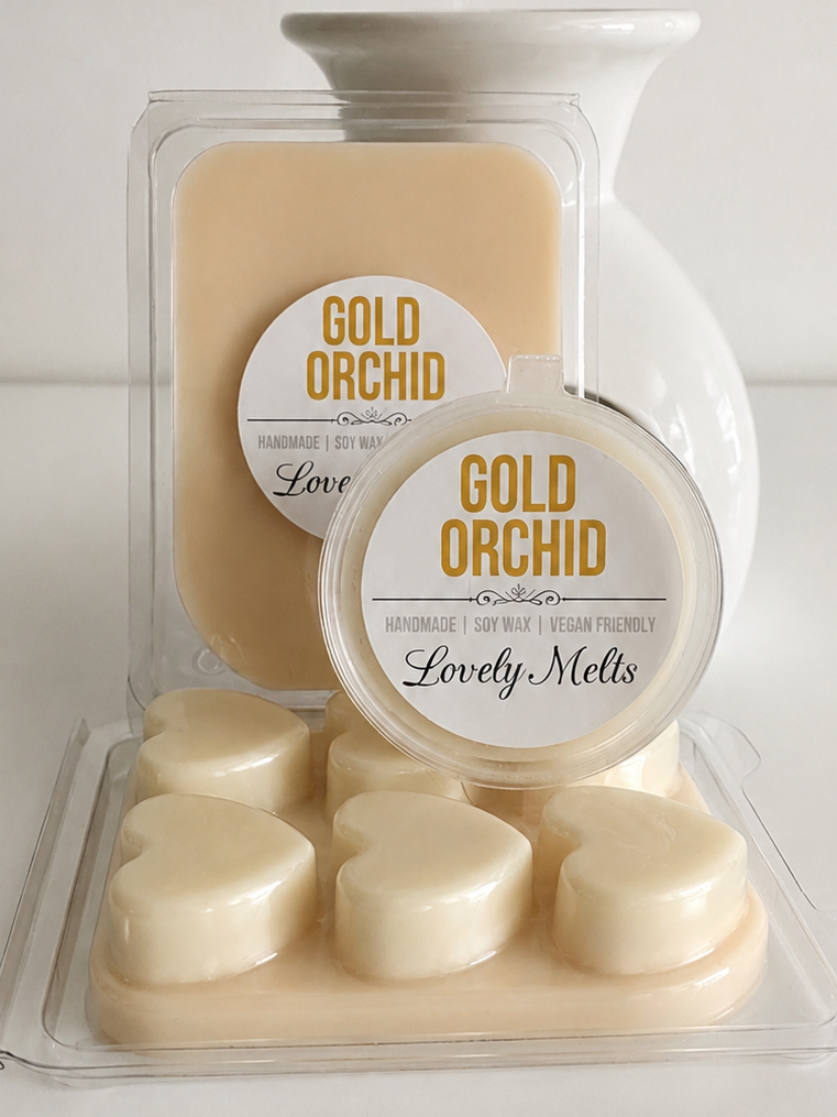 gold orchid soy wax melts