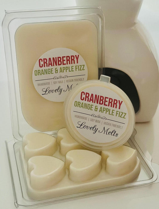 CRANBERRY & APPLE FIZZ Soy Wax Melts