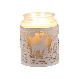 WHITE STAG Silhouette Tealight Wax Burner and Candle Holder
