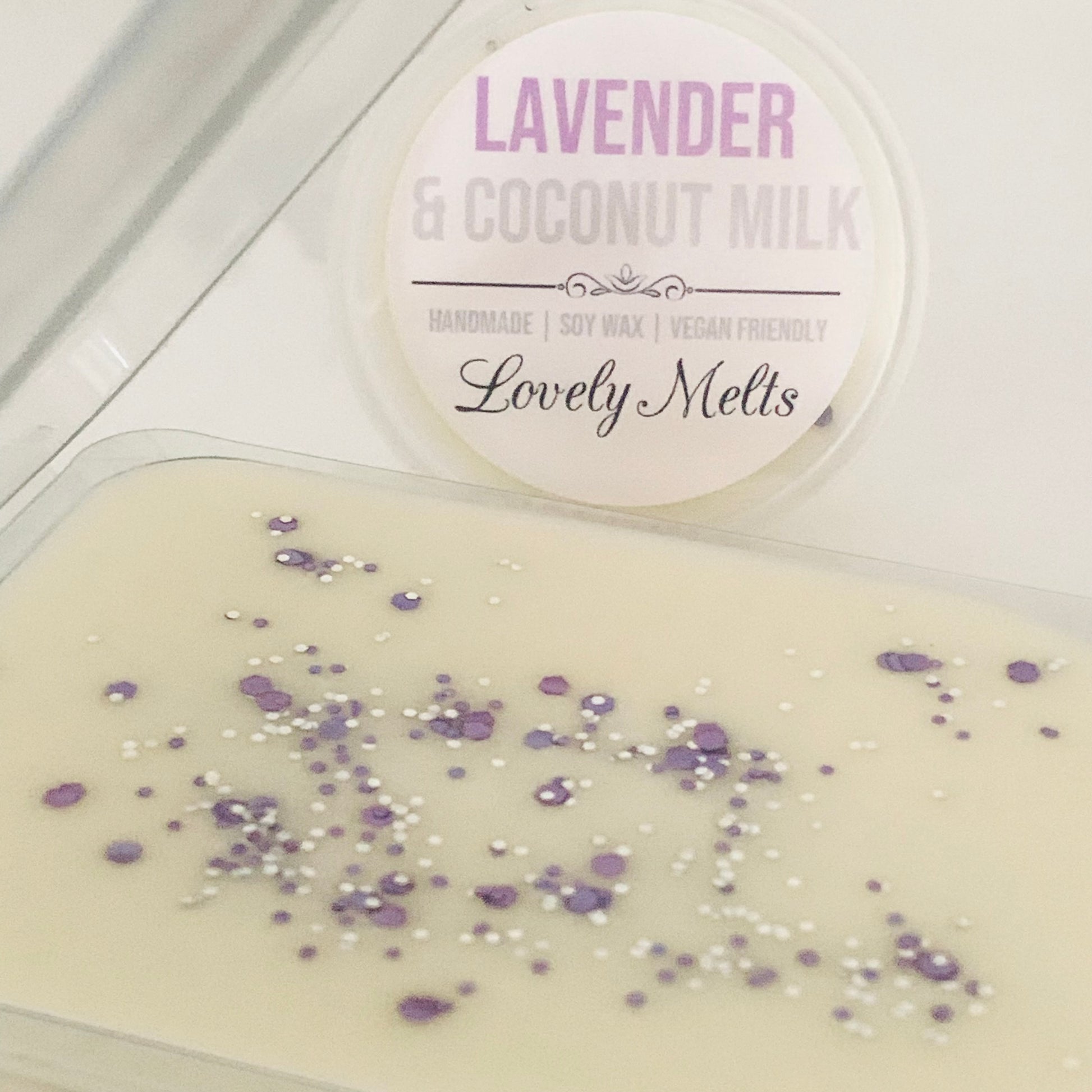 lavender and coconut milk soy wax melts