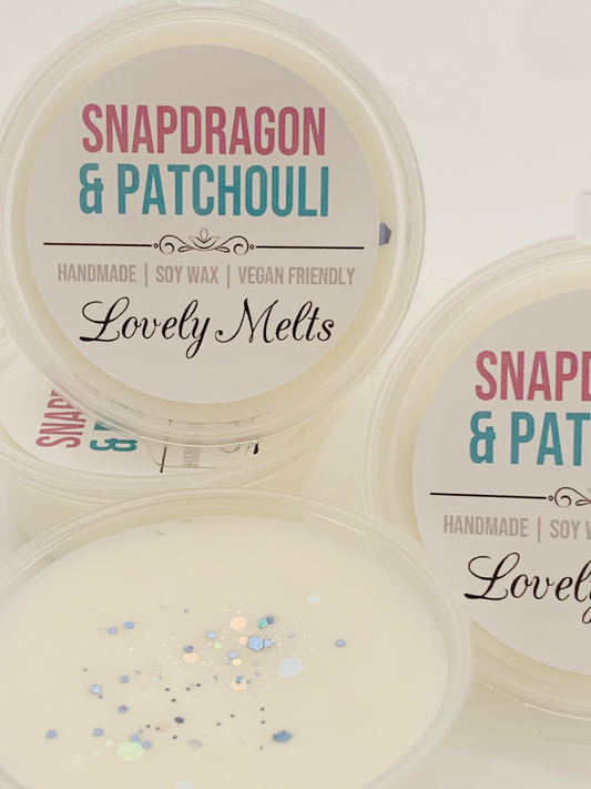 snapdragon and patchouli wax melts