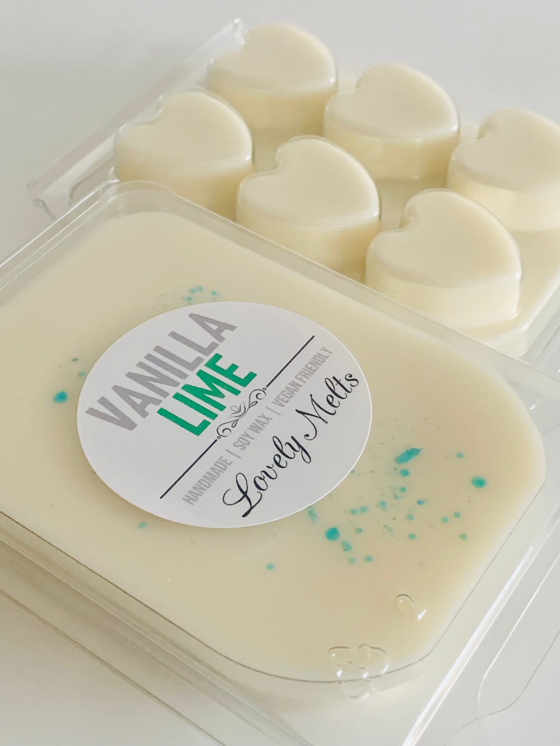 vanilla lime wax melt bars